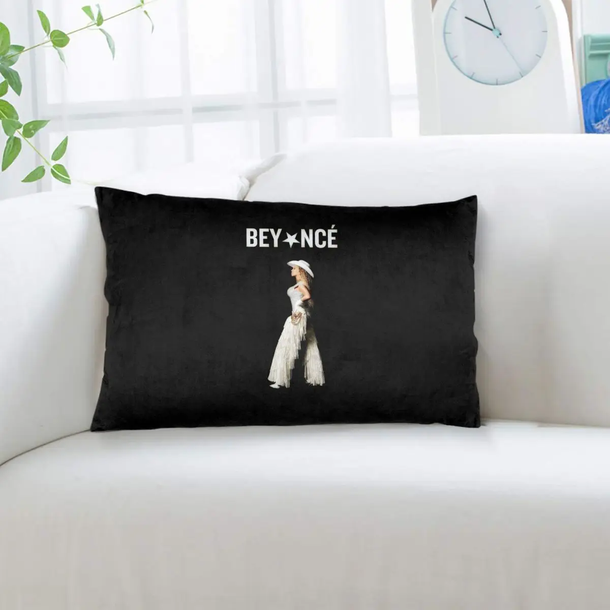 Singer Beyonce Cowboy Carter 2025 Tour Rectangle Pillowcase Cushion Cover Decor Bedroom Bed Home Comfort Throw Pillow
