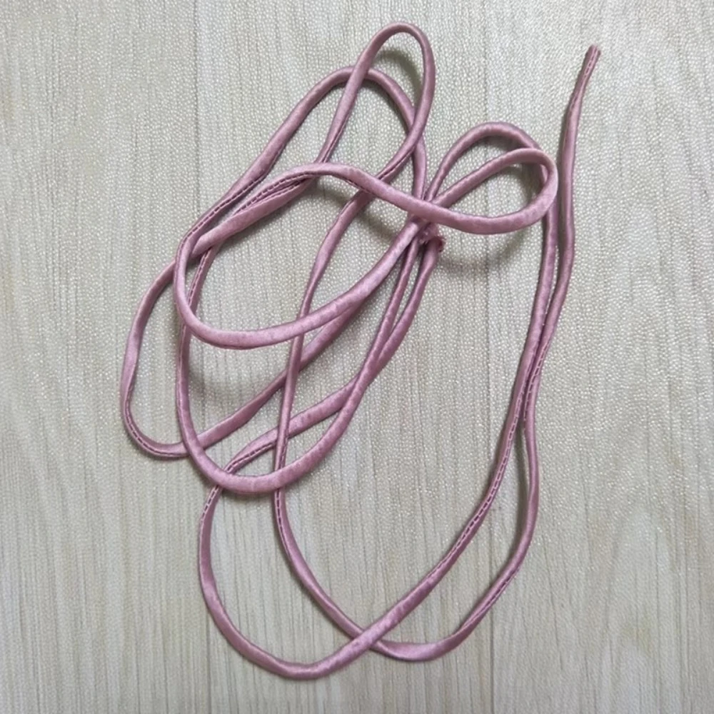 New 2M Wedding Dress Zipper Rope Ultra-Thin Replacement Corset Back Kit Lace-Up Adjustable Satin Ribbon Ties Evening Gown