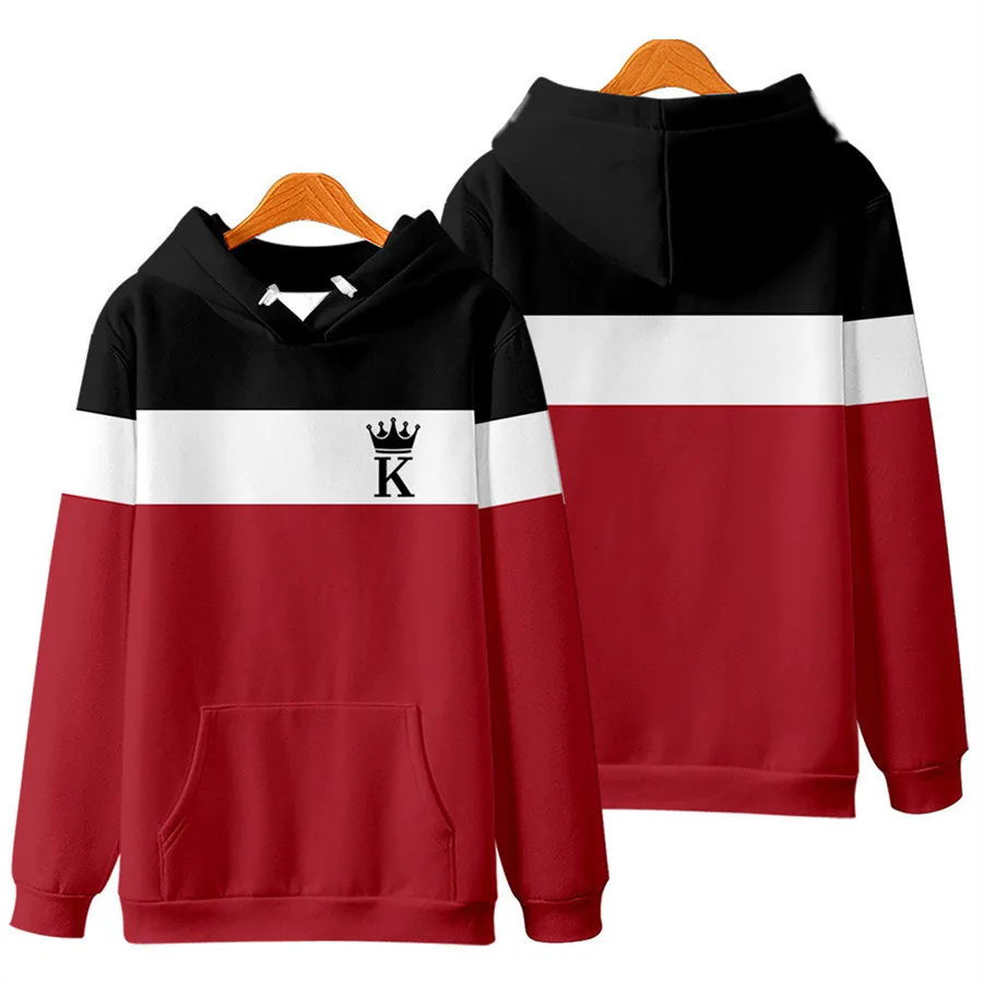 トランプポーカー-q-k-3d-パーカー男性-女性長袖スウェットシャツキングクイーンプリントプルオーバージャケットファッション原宿コート