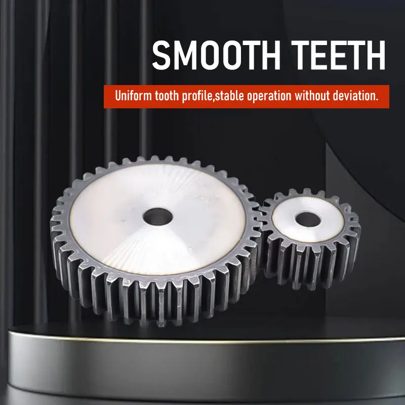 

45 # Стальная прямозубая шестерня 3M51-100 зубьев, зубчатая рейка с ЧПУ, трансмиссионная цилиндрическая шестерня, толщина зуба 30 мм