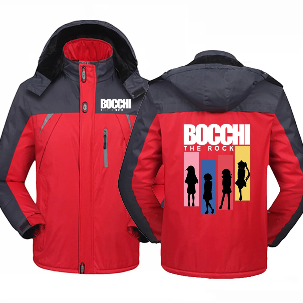 

BOCCHI THE ROCK Hitori Gotoh Ljichi Nijika 2025 Autumn Winter Man's Popula Leisurer Waterproof Jacket Warm Zipper Hoodies Coat