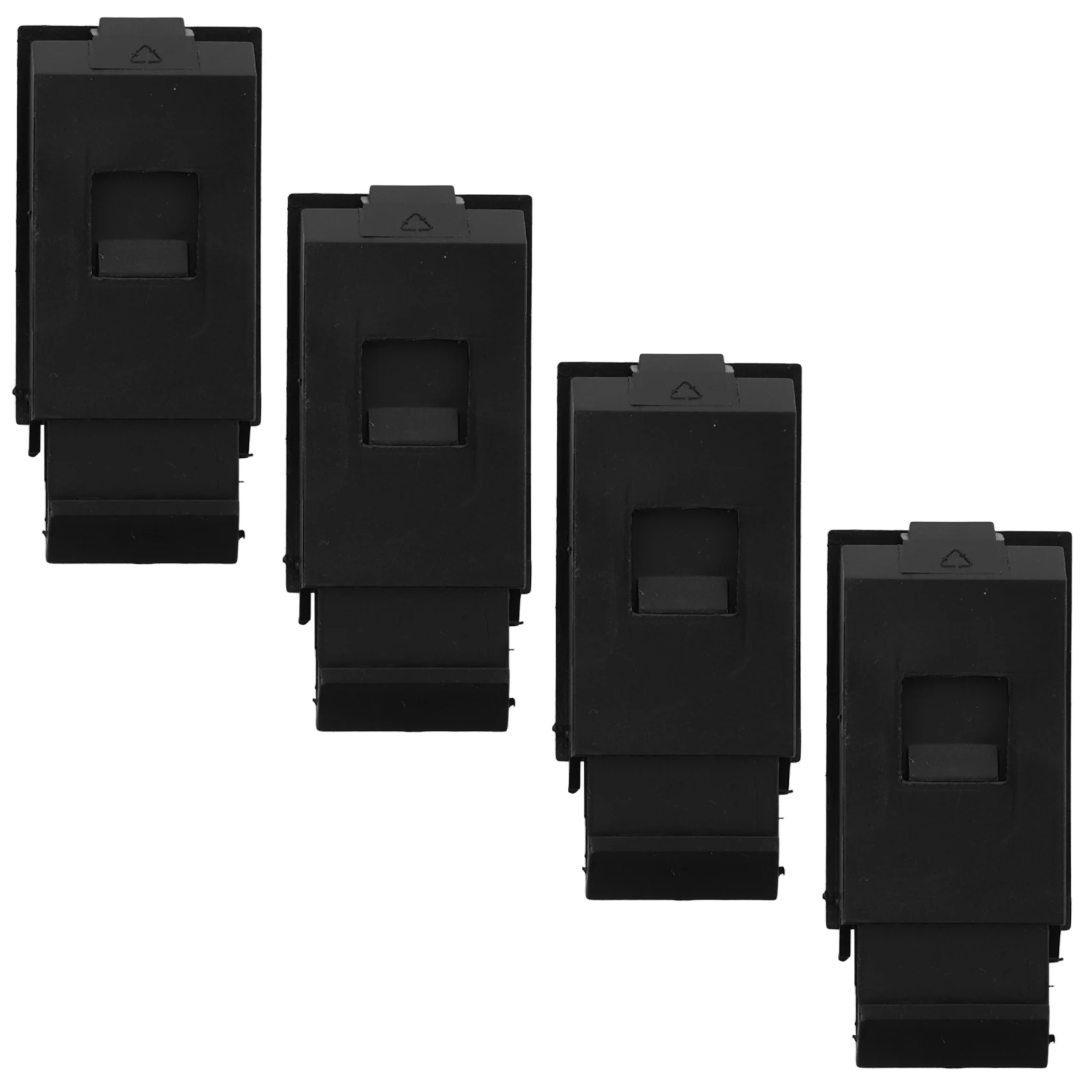 

4pcs Plastic Buckle Locks Rv Door Latch Camper Cabinet Buckles Refrigerator Distribution Box Rectangular Slide Latch Marine