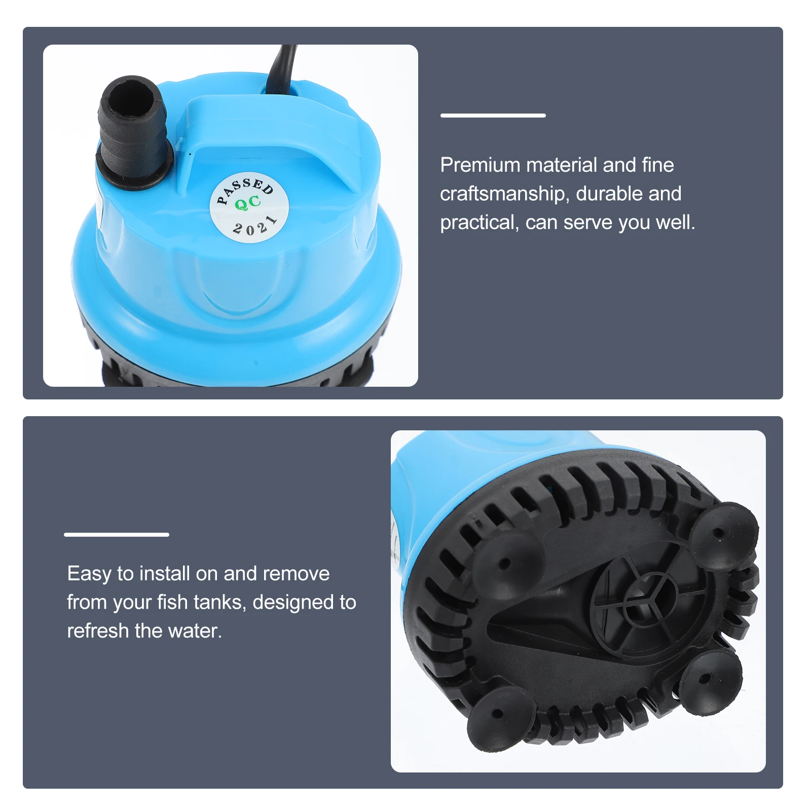 

1Pcs Submersible Water Pump Aquarium Circulating Pump Bottom Suction Filter Fish Tank Water Pump