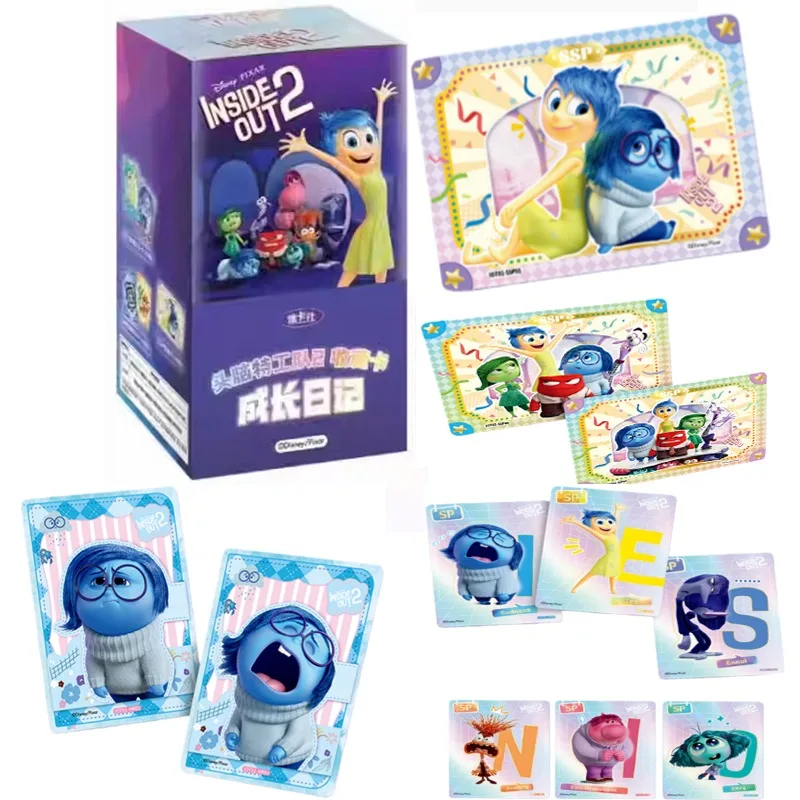 

Disney GenuineInside Out 2, карты, дневник роста, коллекционные карты, серия фильмов, ограниченная серия, редкие аниме, периферийные устройства, подарки, игрушки