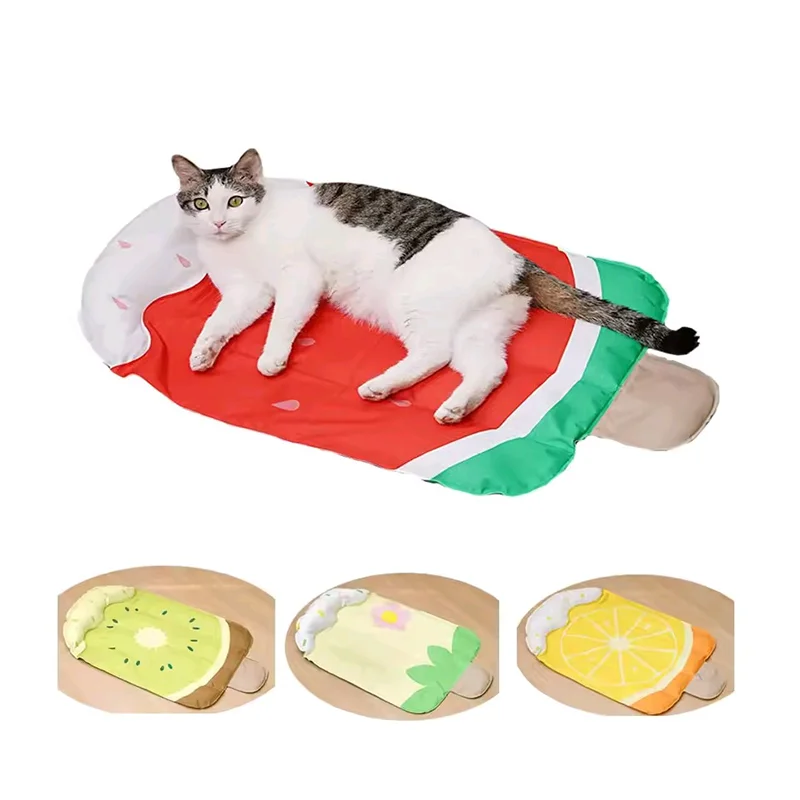 

Pet lce Pad Mat Cat Cooling Mat Washable Cool Sleeping Mat Summer Nest Pet Pad Dog Scratch Resistant lce Pad Blanket Supplies