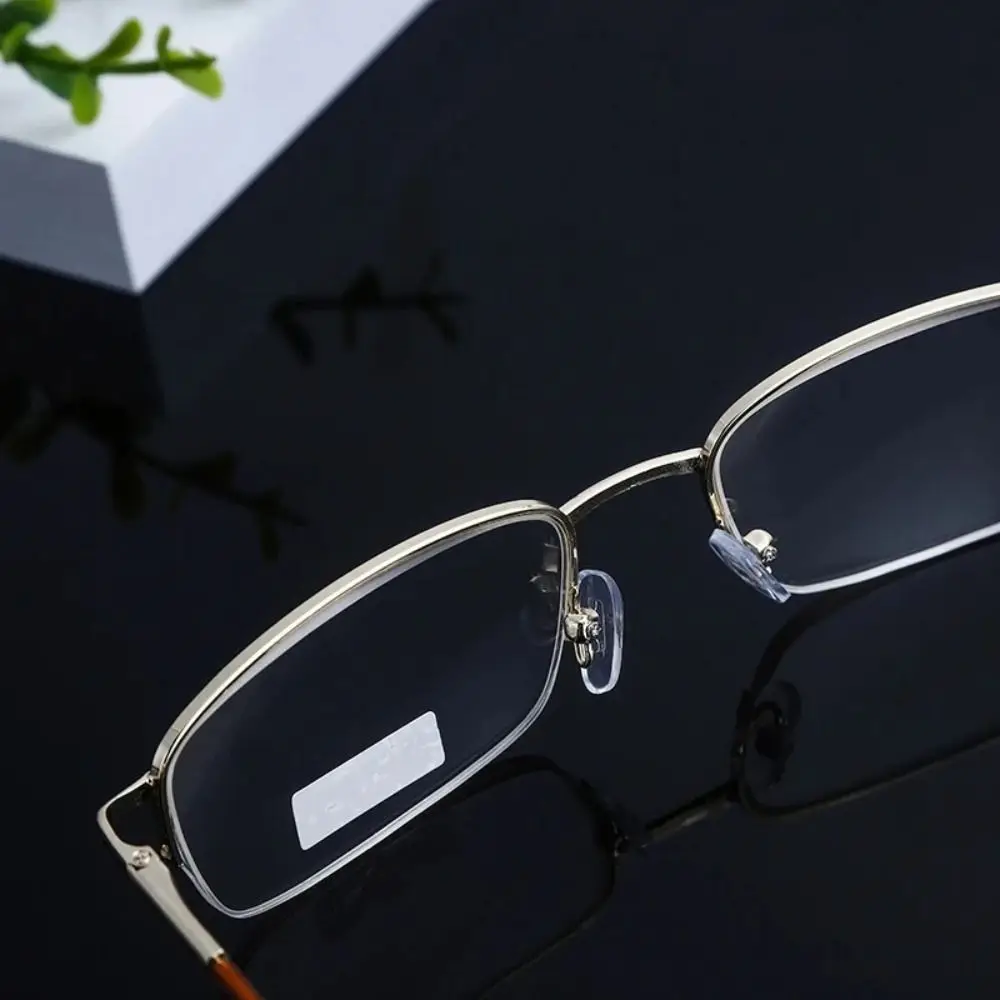 Elegant Eye Office Protection Reading Glasses Ultralight Metal Square Eyeglasses Hyperopia Glasses Office