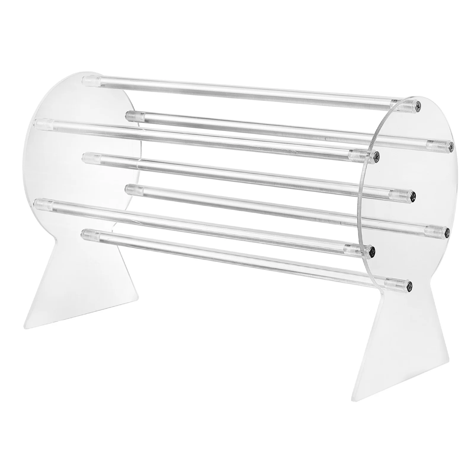 Acrylic Headbands Rack Transparent Display Stand Hair Accessories Organizer Boutique Store Holder Simple Design Jewelry Showcase