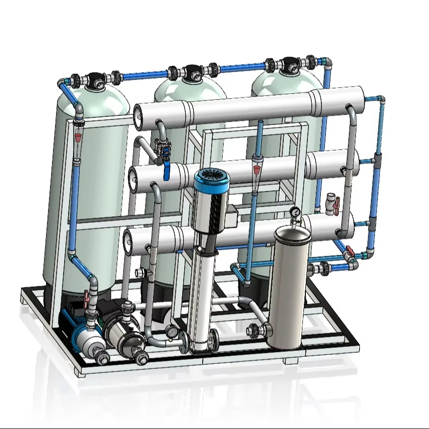 

Лучшие настраиваемые 500, 1000 л/ч, машина для десланации обратного осмоса, оборудование для очистки воды, песок, смола переменного тока, мембрана для деслания