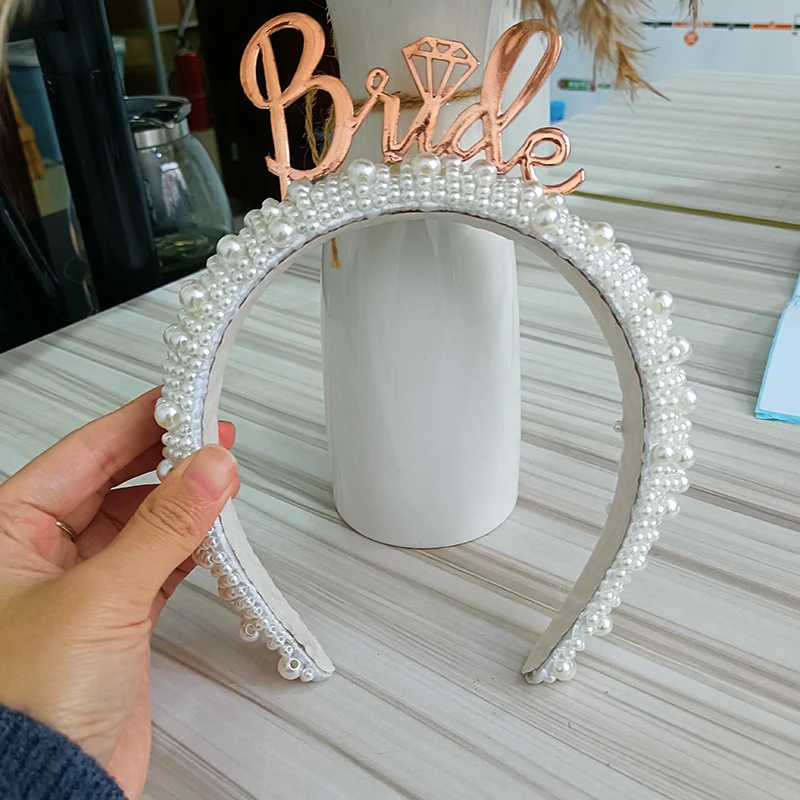 Bride to be crown girls weekend Bachelorette hen Party Bridal Shower wedding engagement rehearsal Decoration Gift Photo props