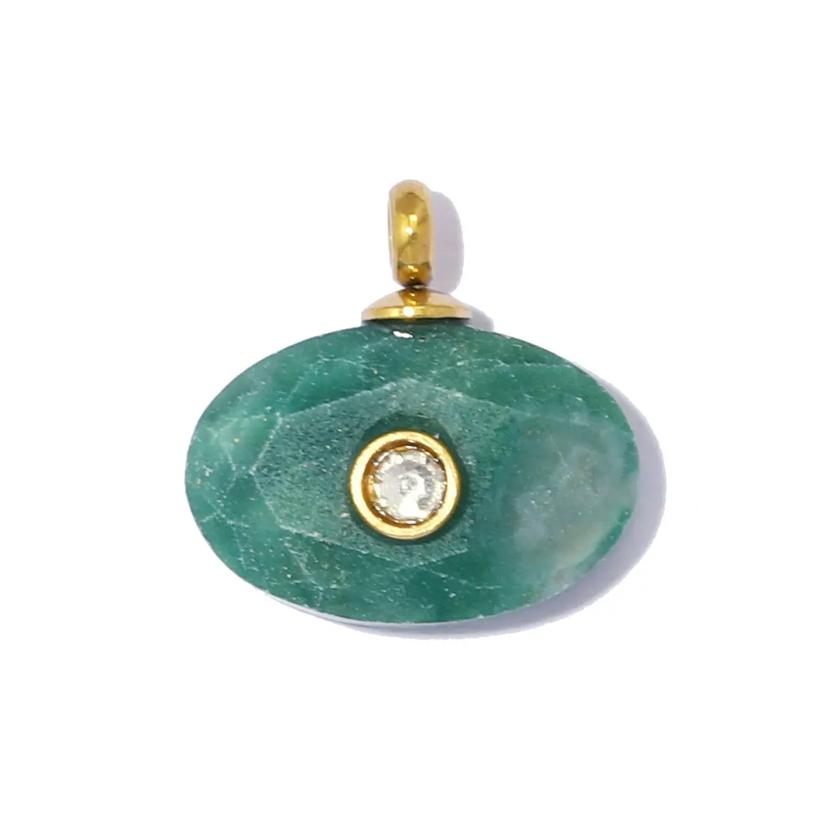 

3Pcs/Lot Stainless Steel Natural Stone Charms DIY Earring Geometric Rhombus Pendants for Fashion Jewelry Making Wholesale