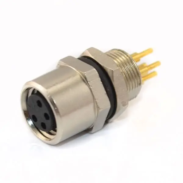 conector-de-sensor-a-prova-d'Agua-m8-de-4-pinos-soquete-reto-para-montagem-em-painel-para-e-bike-e-motocicleta