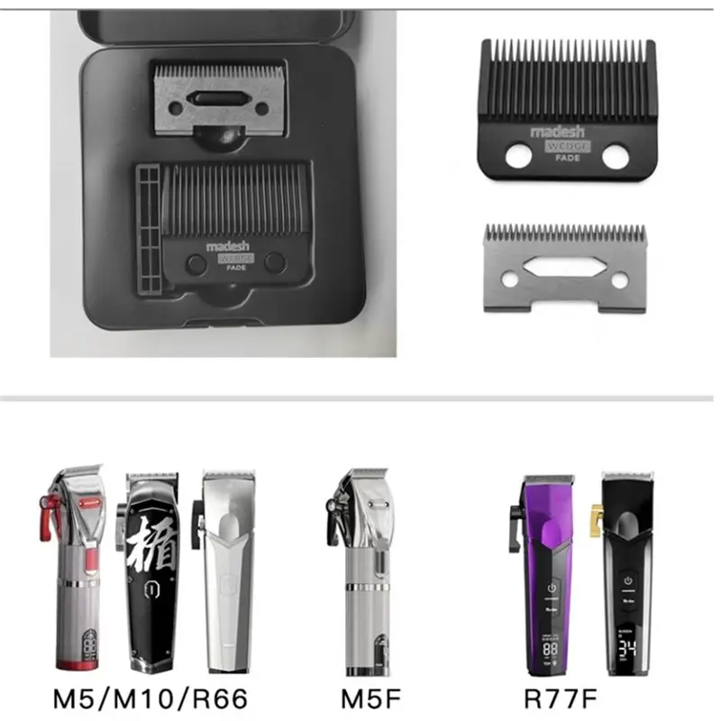 ABZA-Replaceable Cutter Head For Madeshow M5 M10 R77F Professional Hair Clipper Set Hair Cutting Blade A