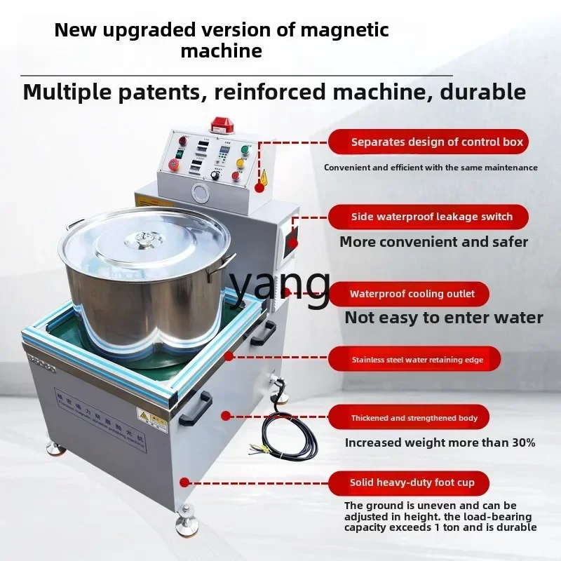 LTT New Upgrade Magnetic Polishing Magnetic Grinder Finishing Machine