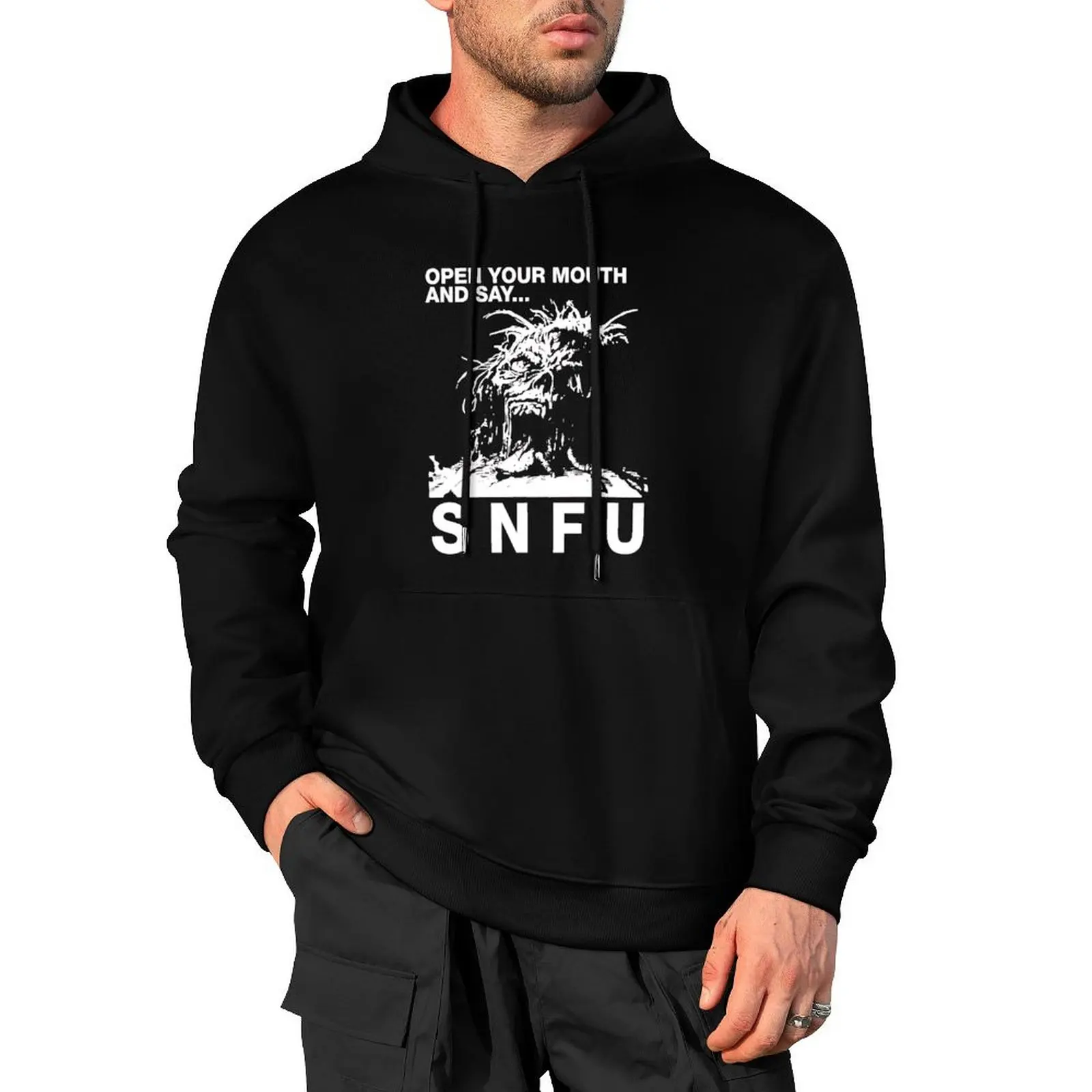 

SNFU Open Your Mouth Pullover Hoodie aesthetic clothing autumn new products winter clothes japanese hoodie