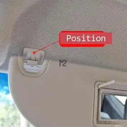 1pcs RETAINER-SUNVISOR For JAC J2 Inner Sun Visor Hook Clip Bracket Hanger Buckle 5702306U8050