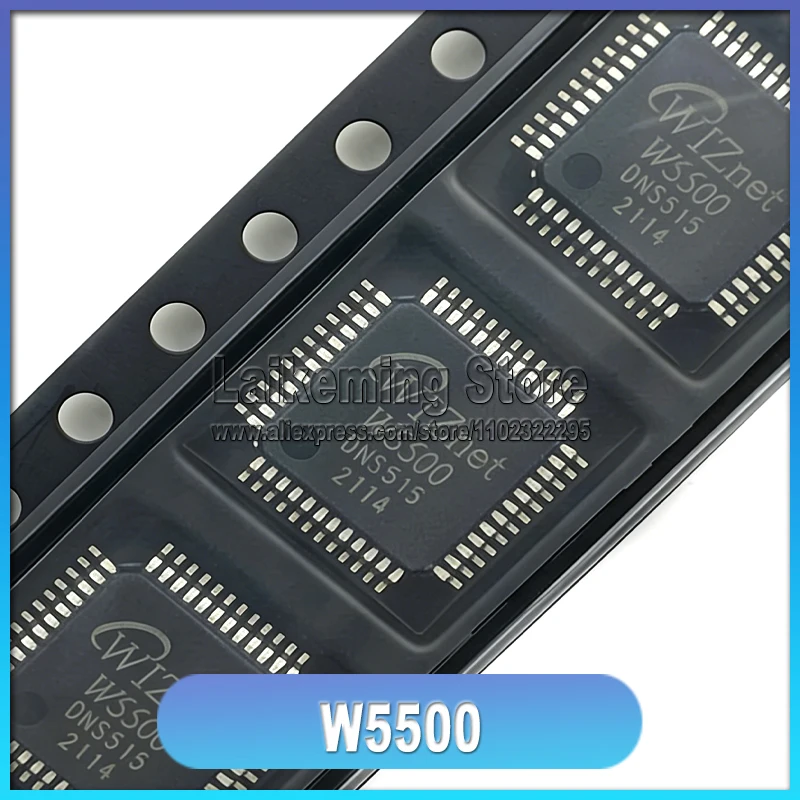 

5~10 шт./лот, новый оригинальный микроконтроллер W5500 LQFP-48, чип Ethernet, аппаратный стек протоколов TCP/IP