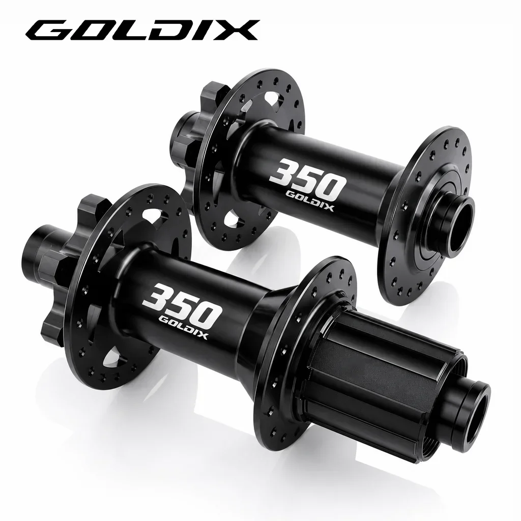GOLDIX M350 32H Fahrradnabe mit abgedichteten Lagern, 6-Loch-Scheibenbremse, J-Bend, 32 Löcher, 36T Ratsche, BOOST Fahrradnabe für HG XD MS Kettenblatt