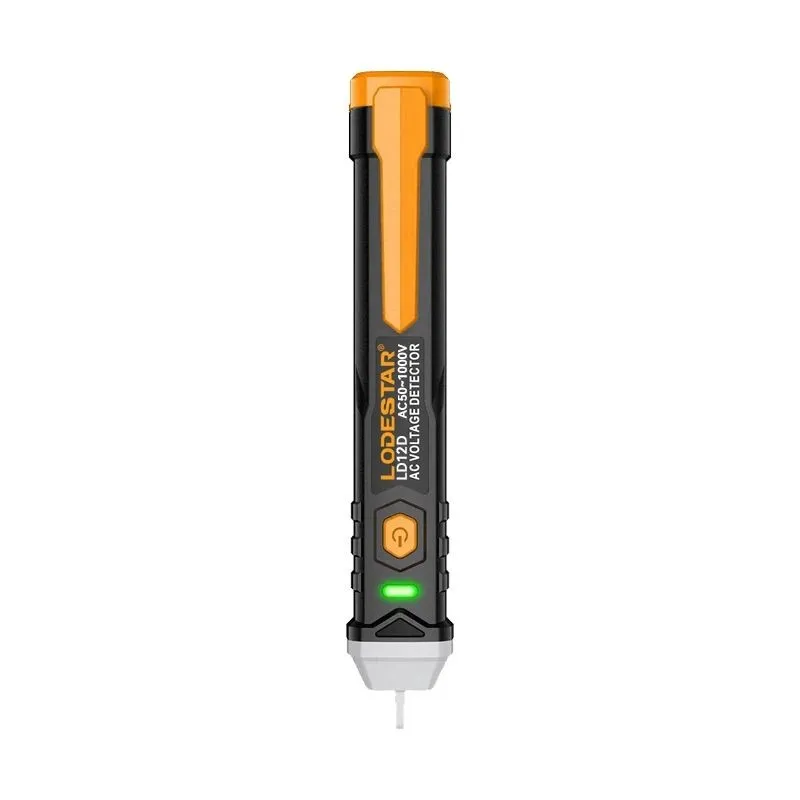 Caneta Testadora de Tensão AC Sem Contato LODESTAR LD12D 50-1000V, Sensor Elétrico, Lápis de Teste, Indicador de Tensão para Eletricidade