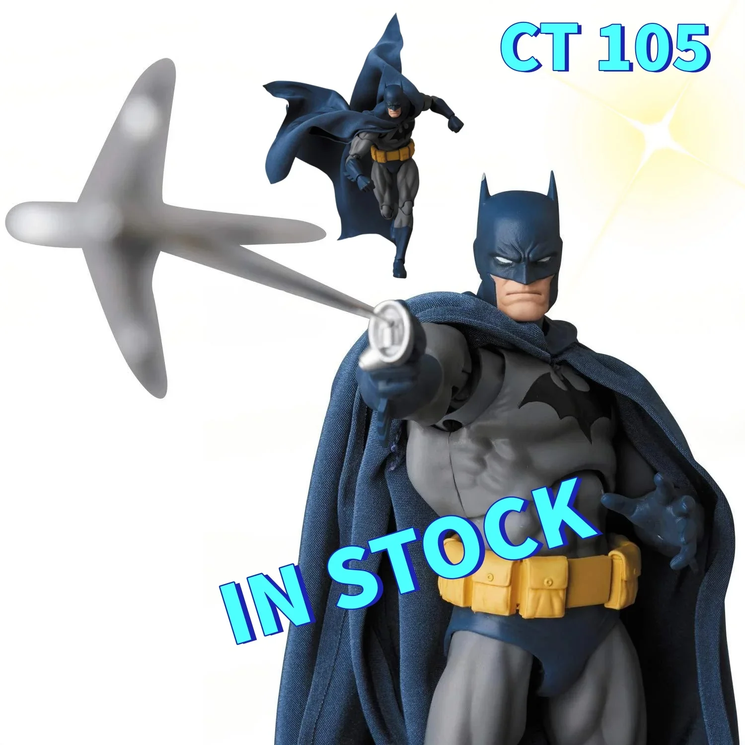 

Hot Selling In Stock Medicom MAFEX Batman Action Figure - CT Toys 105 Comic/Silent Blue Remastered Mobile Doll Collection Model