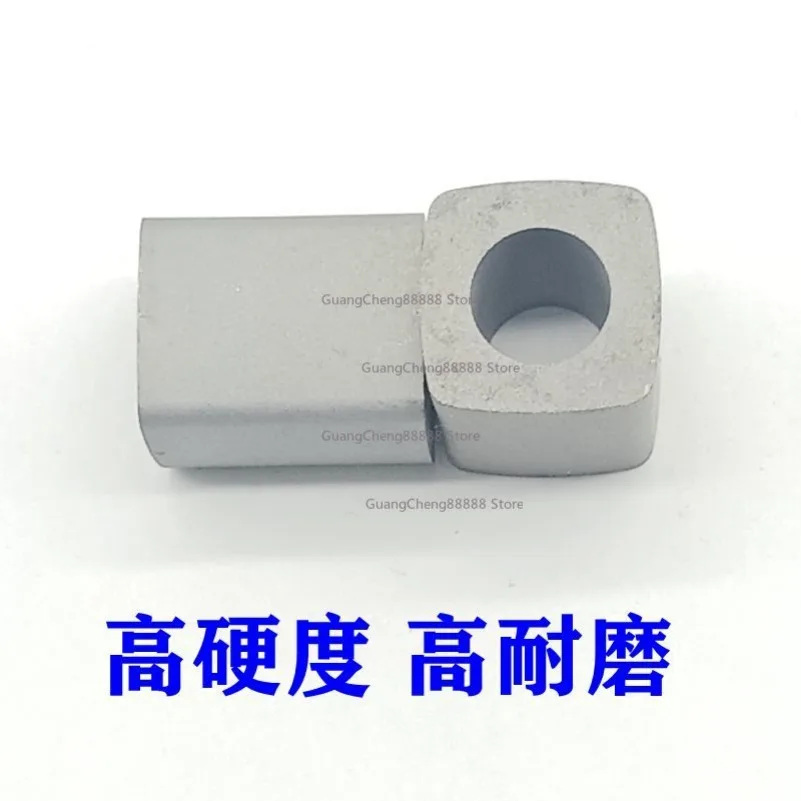 Wire Cutting Accessories Conductive Block for Taizhou Xiongfeng 14 * 14 * 17 * Inner Hole 8 Carbide Tungsten Steel Alloy