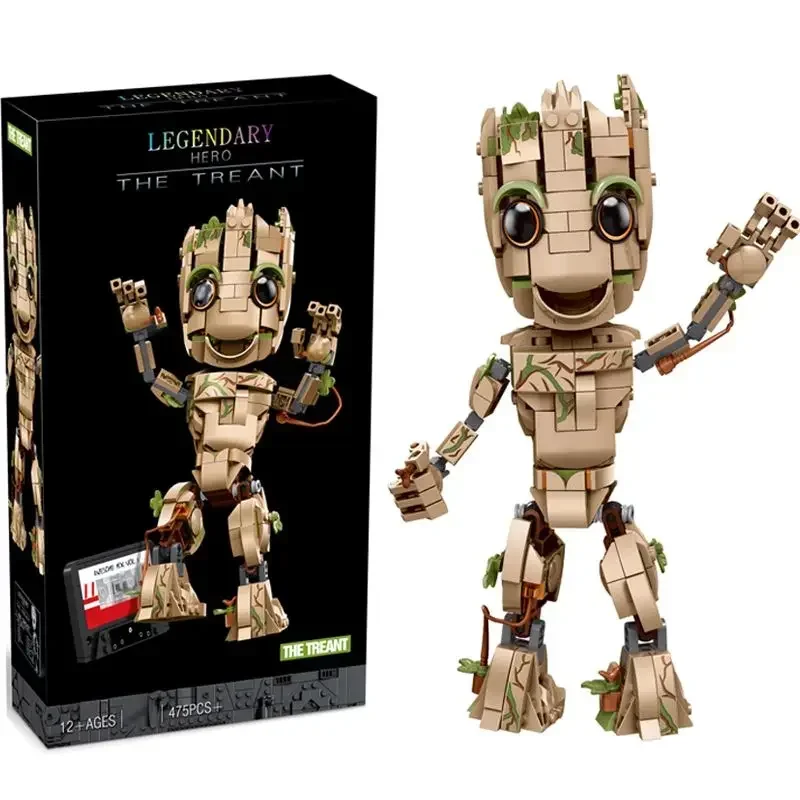 

I Am Groots Compatible 76217 Movie Figure Toys For Boys Bricks Tree Baby Groots Model Play Display Gift For Kids Figurine Toy