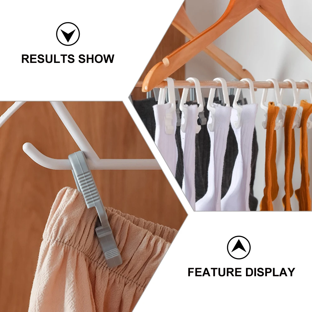 

24pcs Clothes Clips Reusable Plastic Laundry Hanger Towel Clips For Beach Bath Blanket Socks Hanging Sturdy Coat Hooks