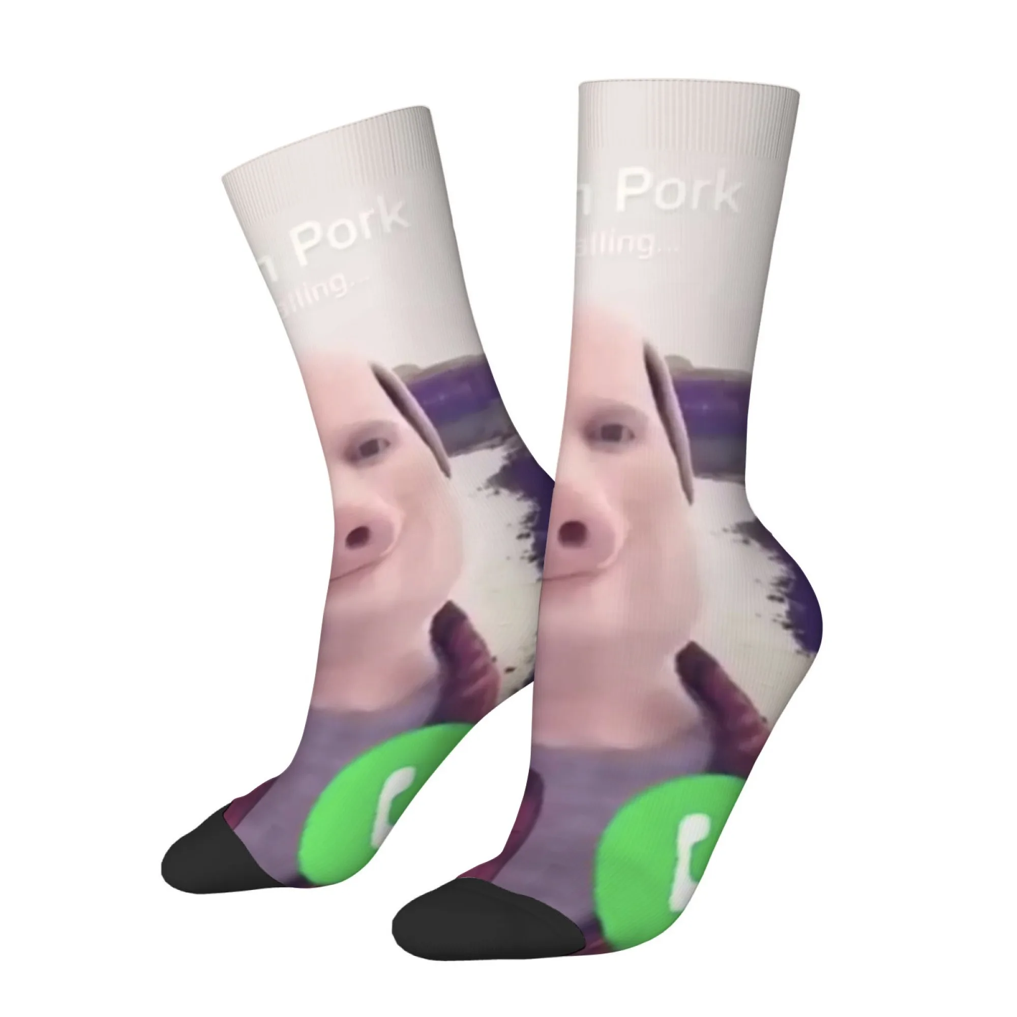 Niedliche John Pig Herrensocken, Persönliche Neuheit Lustige Socken, Atmungsaktive Hautfreundliche Weiche Rutschfeste Sportsocken, Verrückte Partygeschenke – Detail 11