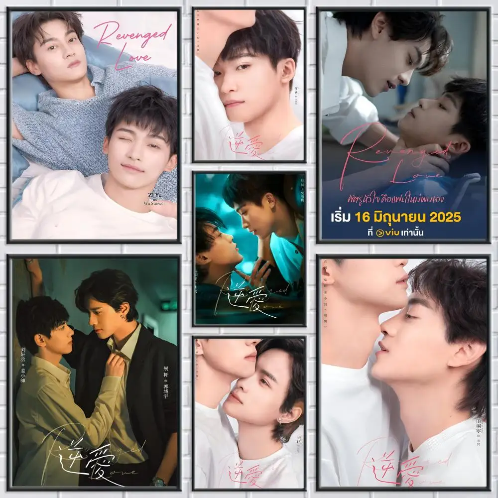 TV Reverse Love Homosexual Danmei Drama Painting Calligraphy Frameless Canvas Poster Anti-wrinkle Wall Art Perfect Home Decor