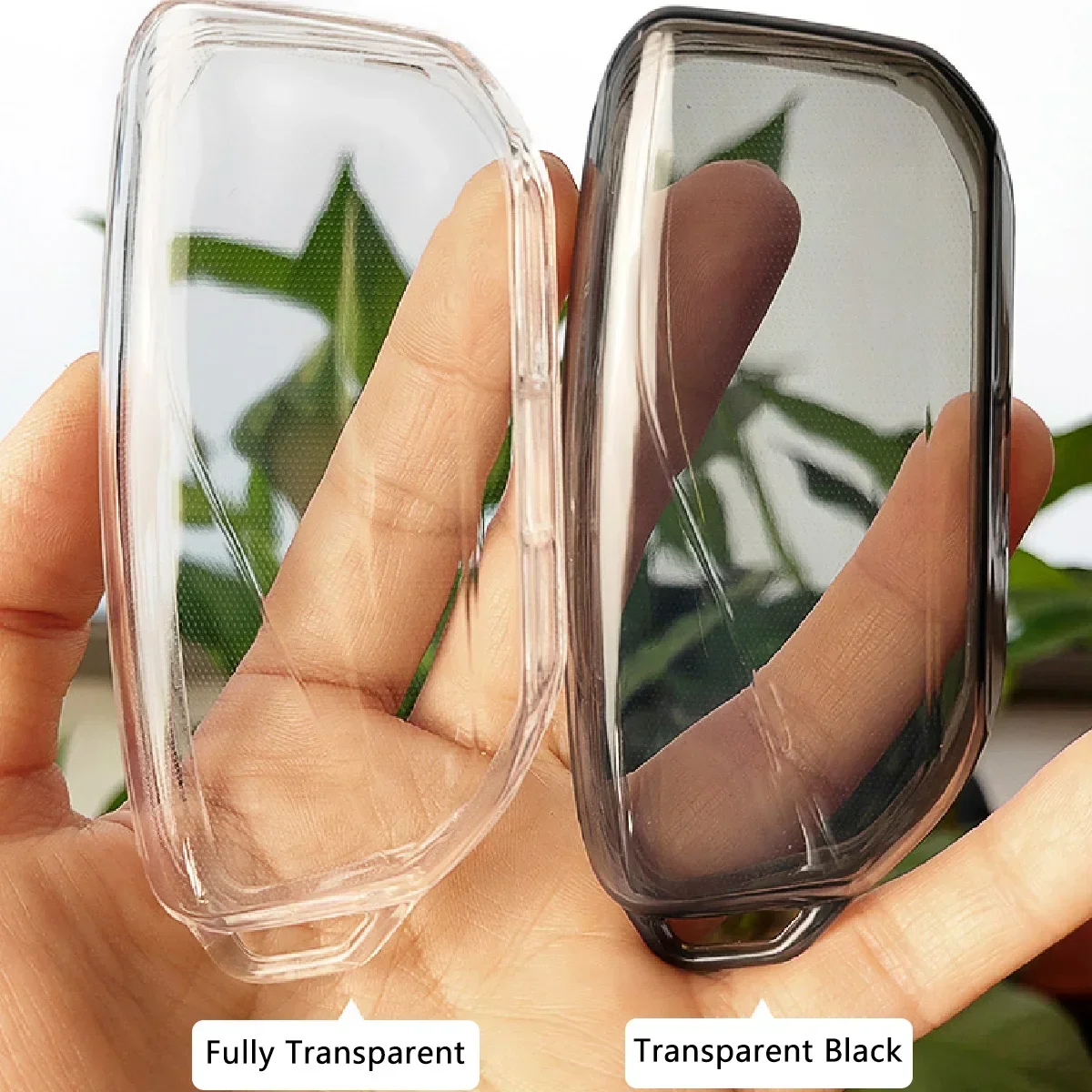 Clear Transparent TPU Car Smart Key Cover Case For 2023 2024 BMW X1 iX XM X5 X6 X7 i7 Accessories