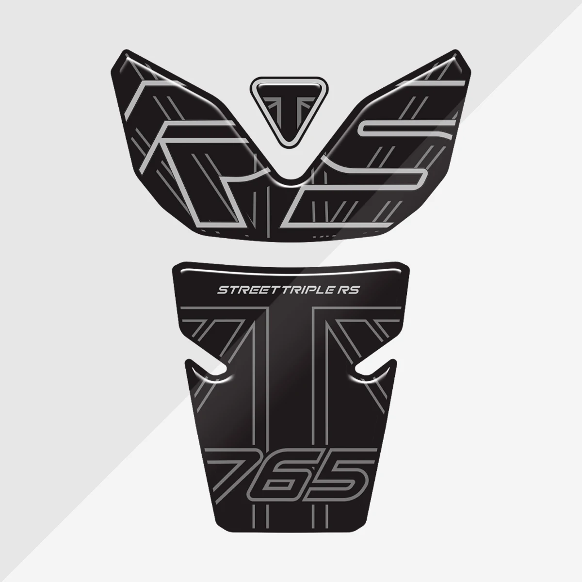 For TRIUMHP 765R STREETTRIPLERS 765 RS 765RS  2023-2024 Fuel Tank Sticker 3D Gel Sticker Fuel Tank Pad Protection Decals