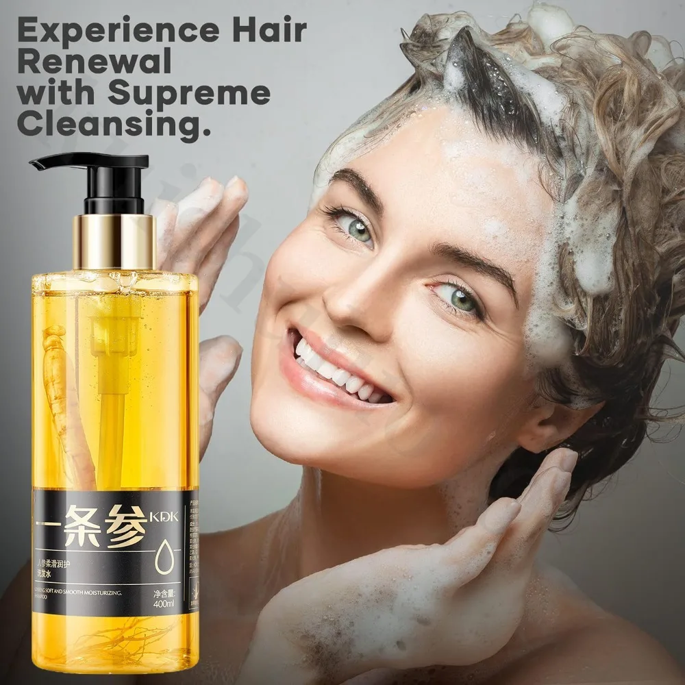 

Ginseng Root Essence Hair Moisturizing Shampoo Damaged Repair Hair Growth Clean Nourishing Anti Dandruff Herb Professional Care