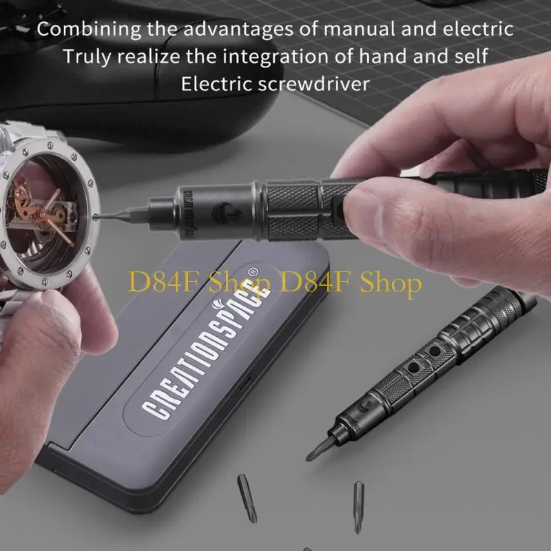 D84F Wireless Electric Screwdriver Set Type-C Fast Charging Multi-accessory Cordless Power Screwdriver Kits Repair Tool