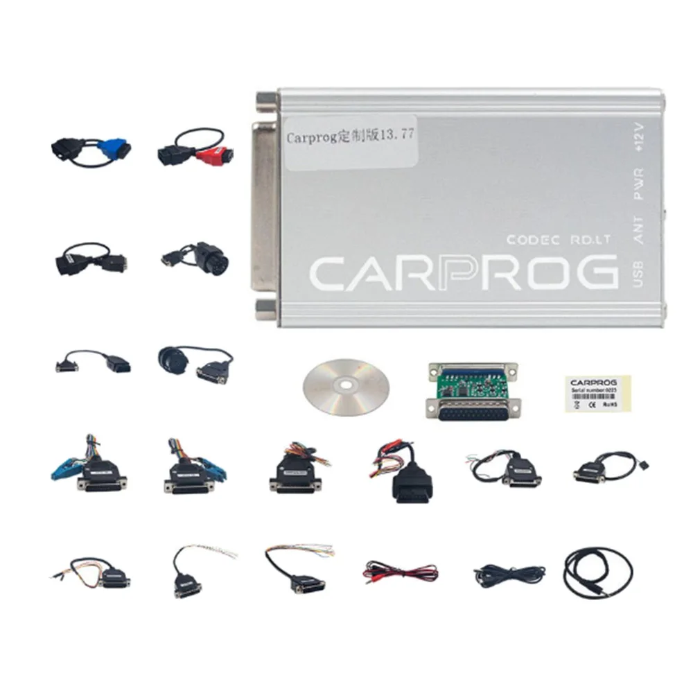 الإصدار الجديد Carprog V13.77 v10.93 v8.21 محلل محرك مبرمج وحدة التحكم الإلكترونية للسيارة وأداة تشخيص ضبط الرقاقة