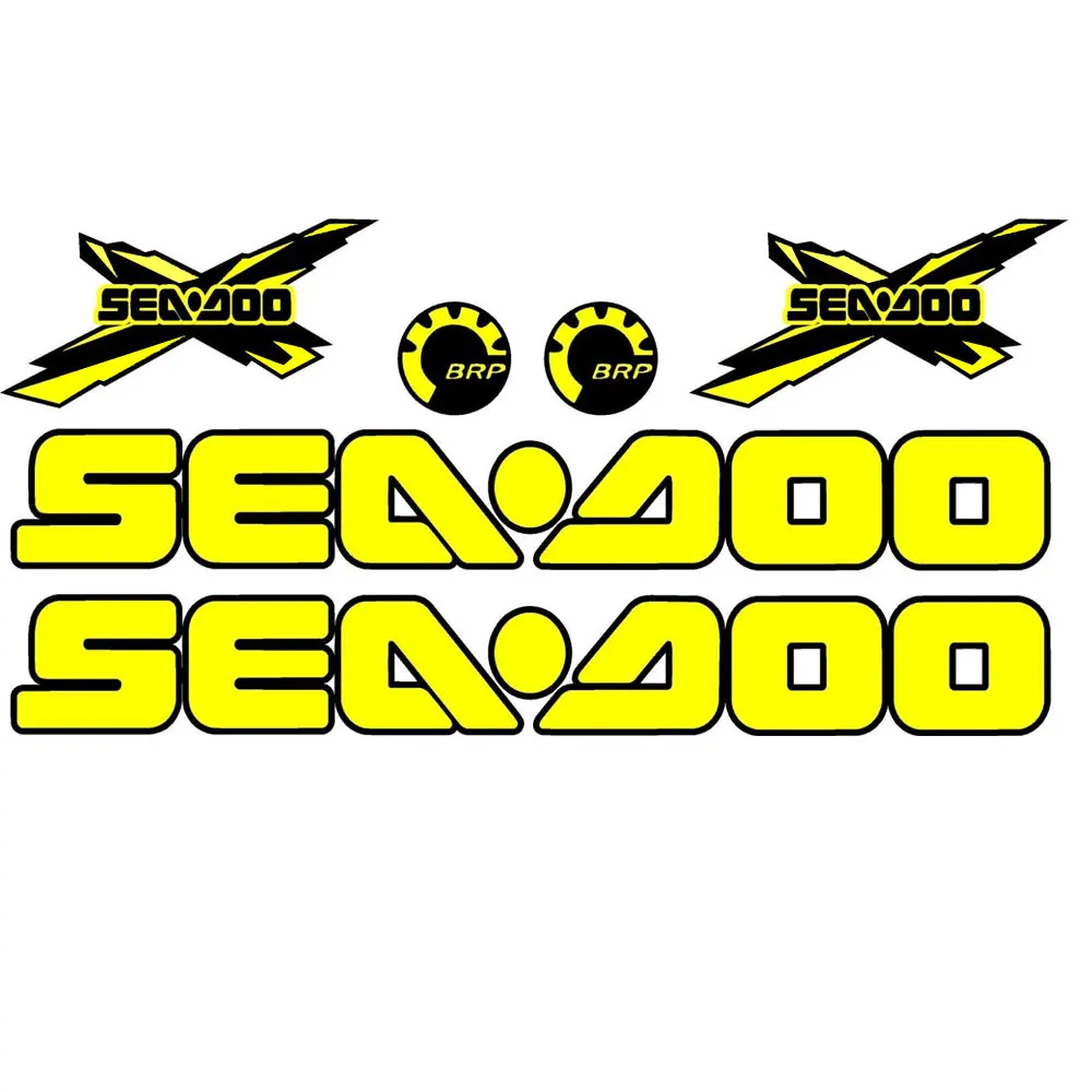 für SEA-DOO Logo 22" Vinyl-Aufkleber-Set für Fahrzeuge