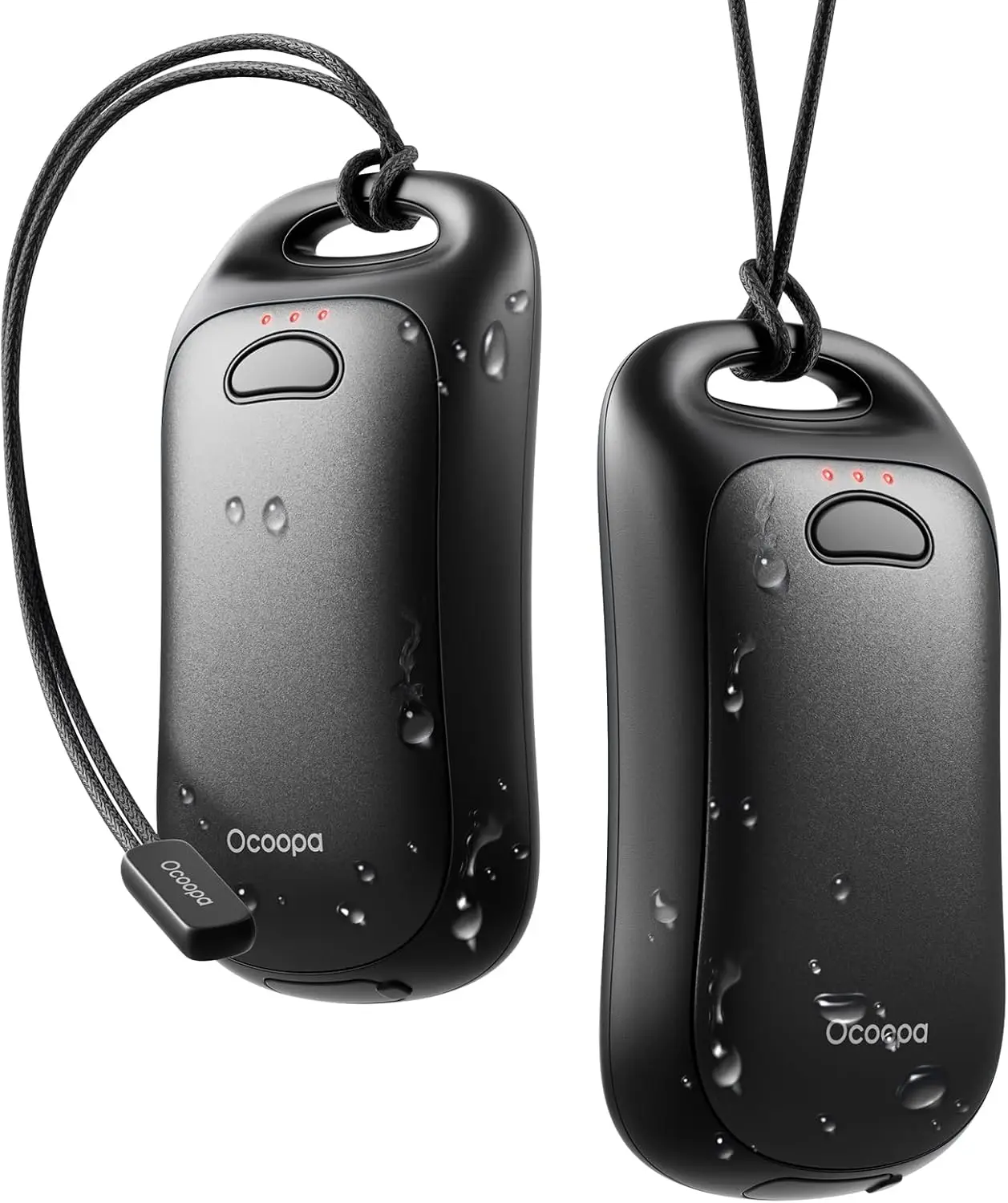 

Rechargeable Magnetic Hand Warmers 2-Pack, IP45, UL Certified, 9Hr Use, Compact for Men, Golf & Outdoor