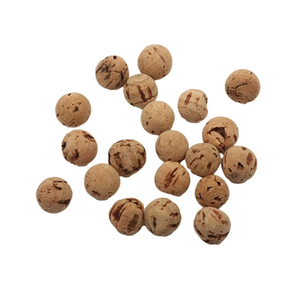 

20pcs Bag Cork Balls Carp Fishing Boilies Bait Cork Balls Boilies Pop-Ups For Ronnie Hair Rigs 8/10mm Pesca Iscas Fish Tackle