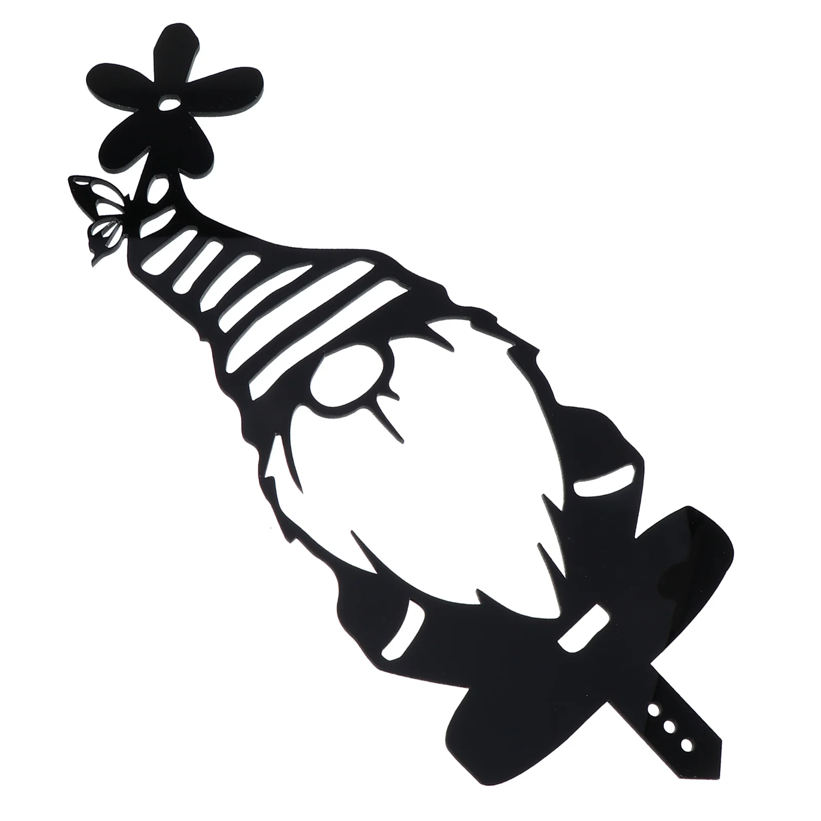 

1Pcs Christmas Yard Stakes Acrylic Gnome Lawn Decor Outdoor Garden Type C Christmas Yard Signs Lawn Stake Sign