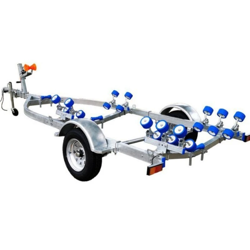 

Glass just assault boat trailer, rubber boat trailer