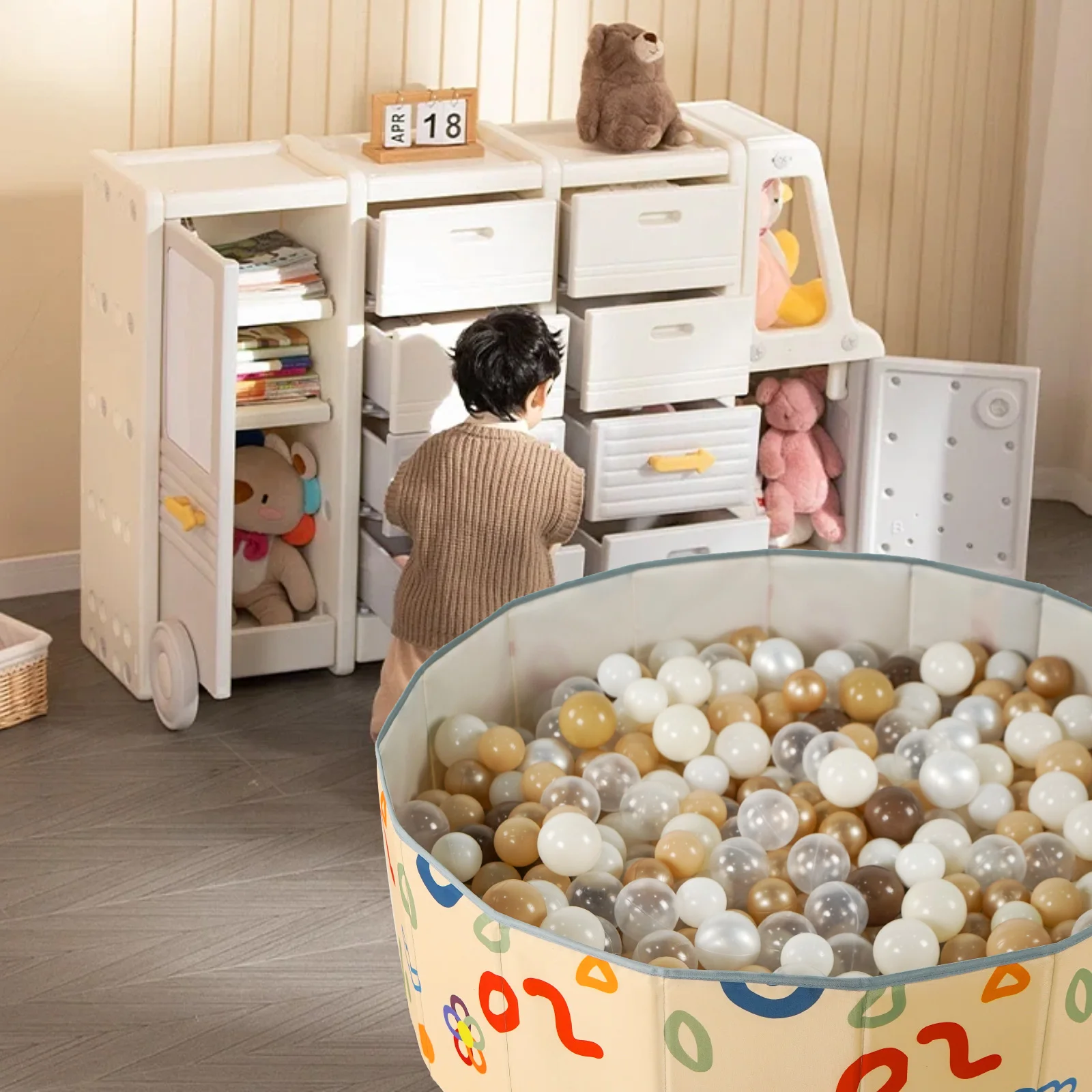 1 pz/set Oxford Panno Piscina di Palline Portatile Palla Pit Piscina Forma Rotonda Gioco All'aperto Per I Bambini Regalo Di Compleanno (Senza palle)