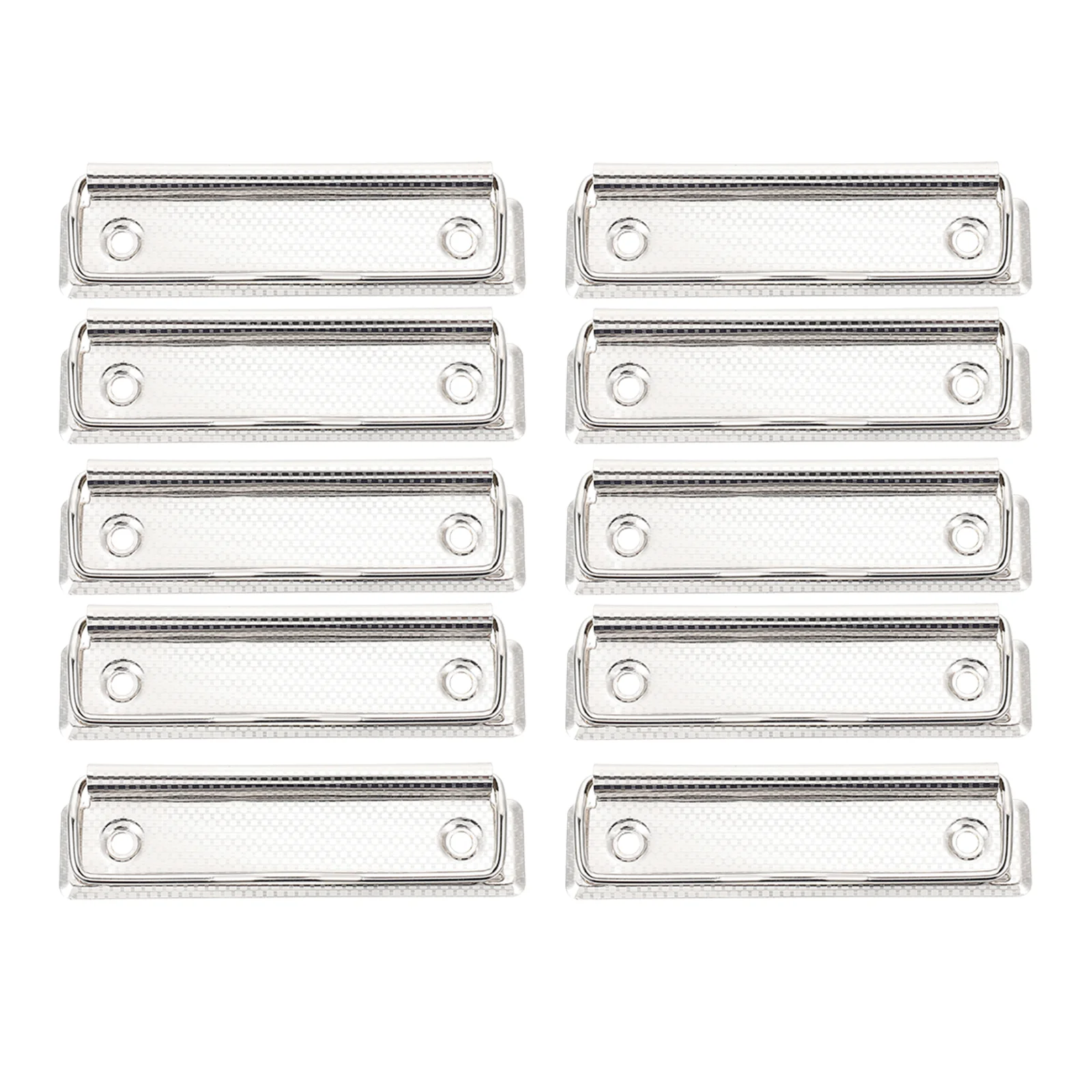 15 Pcs Stationery Plate Holder Document Clips Board Multifunction Clamps Clipboards Iron Metal Writing File