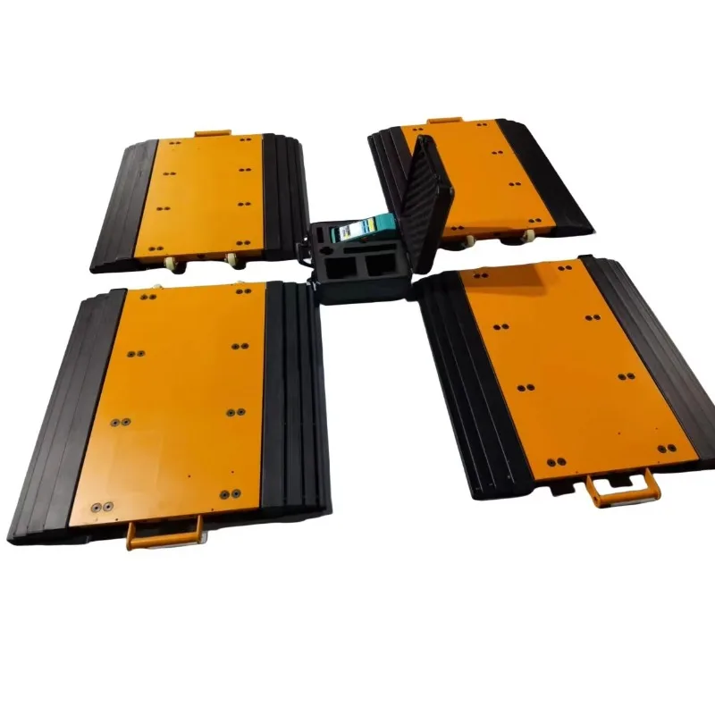 

Low Profile Portable Truck Axle Load Scale Weighing System Weigh Pad Wheel Weigher