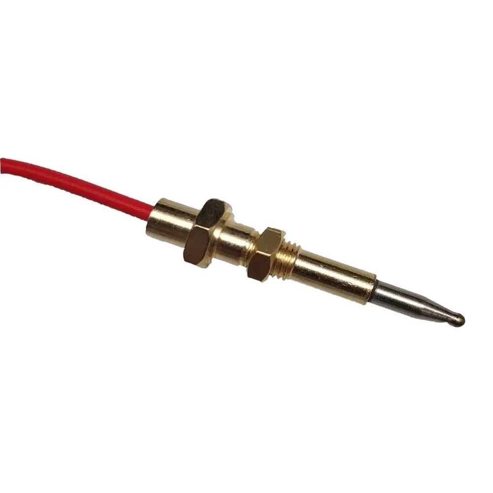 Gas Fireplace Thermocouple Compatible with Standard Insert Type Sliding Rail Safety Magnet Valves and 650 mm Reach