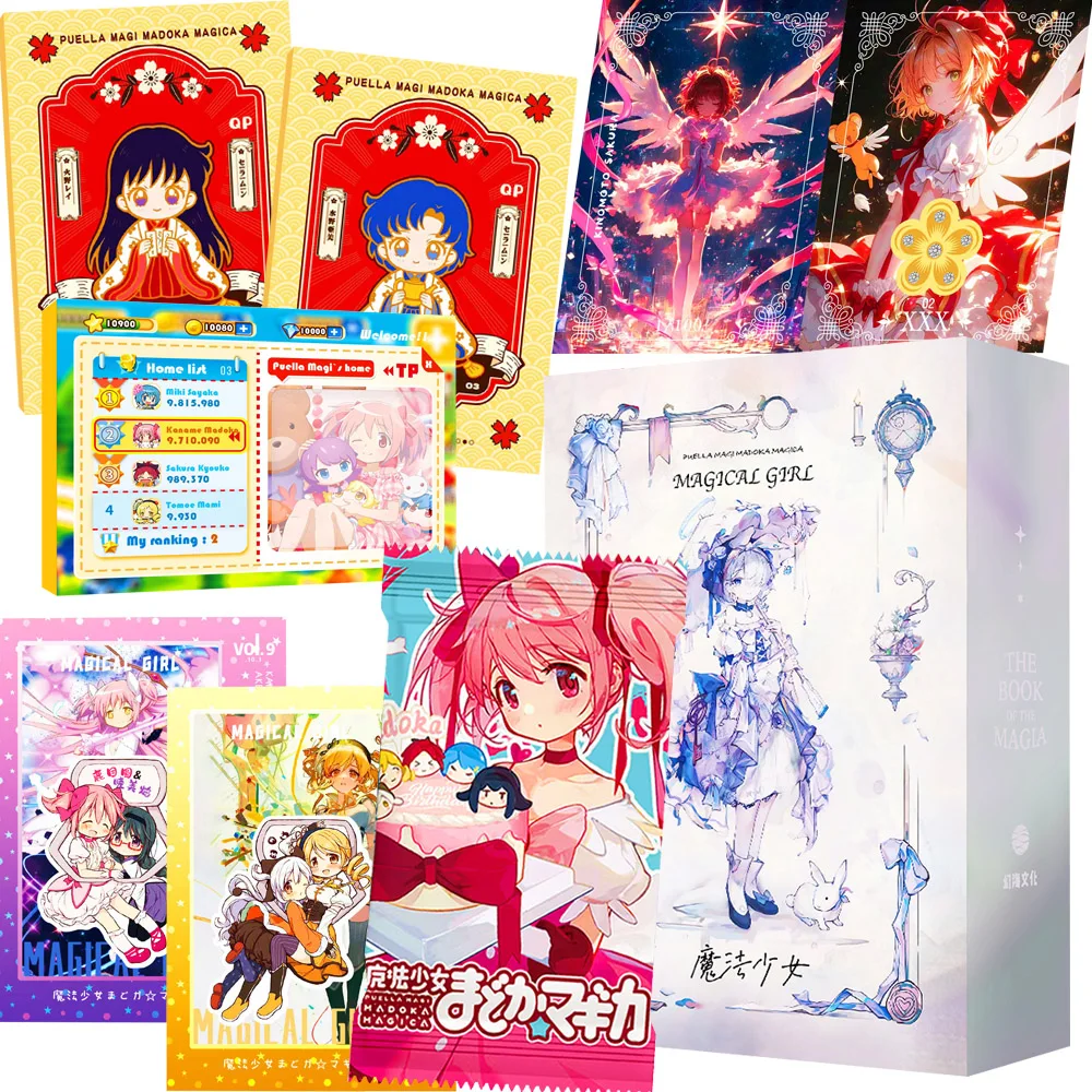 

Anime Popular Magic Girl Collection Cards Visually Exquisite Design Beautiful and Charming Characters Creative Cards Xmas Gifts