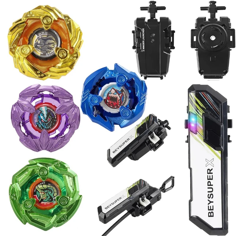 Kit de juguete giratorio Tkara Tomy Bey X, juguetes de batalla de metal con lanzadores, serie Bx, regalo