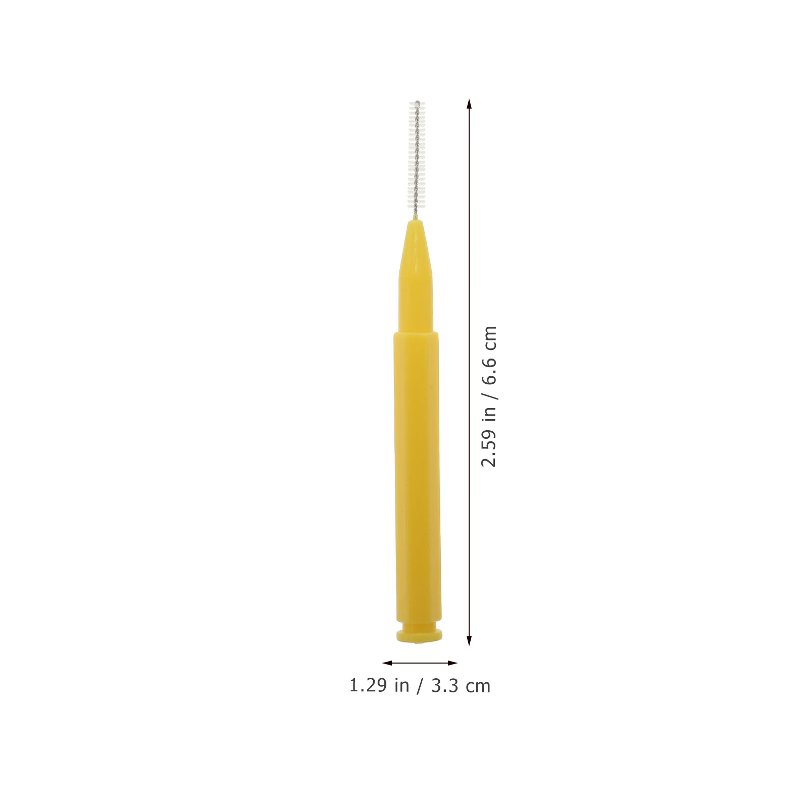 

Interdental Brush Cleaning Tools Oral Care Supplies Yellow Stainless Steel Professional Teeth Inter-dental