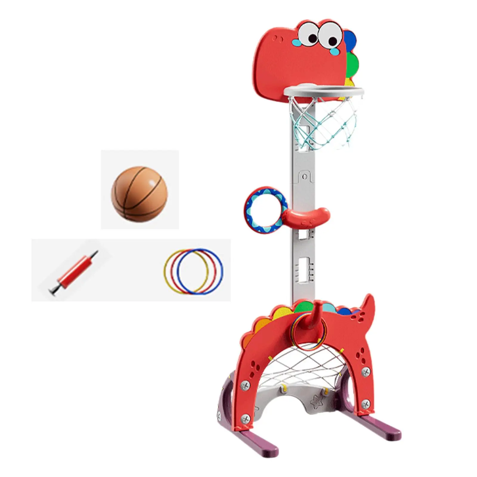 ห่วงบาสเกตบอลของเล่นกลางแจ้งเกมบาสเกตบอลของเล่นเด็กห่วงบาสเกตบอลขาตั้งบาสเกตบอลสําหรับ Park พื้นหลังกลางแจ้งในร่ม