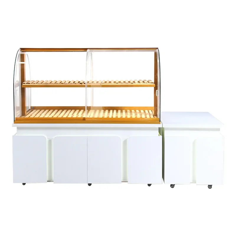 Bread cabinet display tray Multi-layer middle island cabinet Operating table Shelf Fried container Baking room middle island