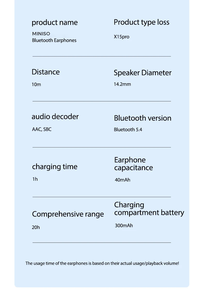 MINISO X15 PRO OWS Bluetooth-Headset 5.4 Bluetooth-Kopfhörer, Knopfsteuerung, Geräuschunterdrückung, Ohr-Hängekopfhörer mit Mikrofon – Detail 18