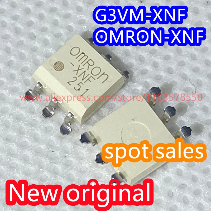

(5PCS) New original G3VM-XNF SMT SOP-6 OMRON-XNF power optocoupler isolator relay code - XNF