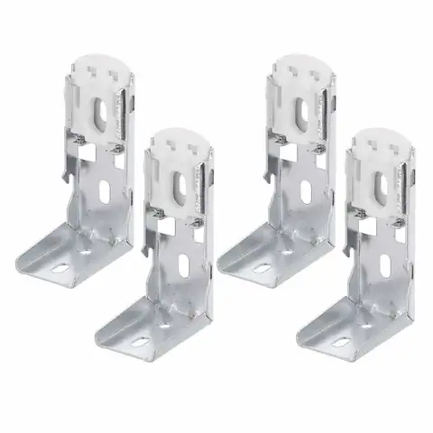 4pcs Sheer Shade Mounting Bracket Window Blind Top Mount Bracket Hardware Vertical Blind Repair Clips For Living Room